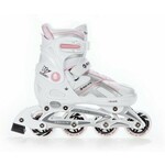 NASTAVLJIVI ROLERJI PULSE white pink ABEC 7 - S (33-36)