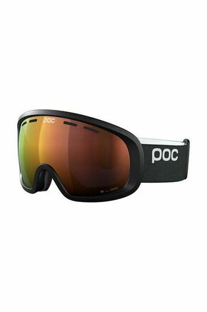 Smučarska očala POC Fovea Mid črna barva - črna. Smučarska očala iz kolekcije POC. Model z lečami s premazom proti praskam.