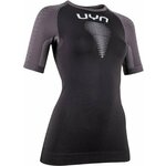 UYN Marathon Ow Shirt Black/Charcoal/White L/XL Tekaška majica s kratkim rokavom