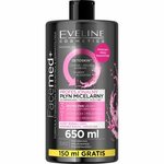 Eveline Cosmetics FaceMed+ čistilna micelarna voda za odstranjevanje ličil z razstrupljevalnim učinkom 650 ml