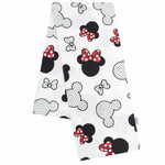 WEBHIDDENBRAND Flanelna plenica z belim potiskom New Baby Mickey & Minnie