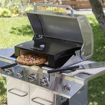 BakerStone Pečica za peko pice komplet črna