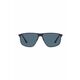 Sončna očala Emporio Armani moški, siva barva - siva. Sončna očala iz kolekcije Emporio Armani. Model z enobarvnimi stekli in okvirji iz kombinacije umetne snovi in kovine. Ima filter UV 400.