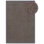 Greatstore Vlečena preproga za vrata, 80x120 cm, temno rjava