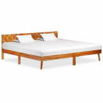 Greatstore Posteljni okvir iz trdnega palisandra 200x200 cm