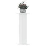 Vidaxl Stojalo za rastline 2 kosa belo 30x30x95 cm inženirski les