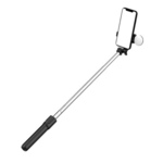 MG Telescopic Bluetooth selfie stick z LED lučko 1m, črna