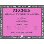 Arches Watercolour Hot Pressed Block Natural White Skicirka 41 x 31 cm 300 g