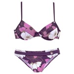 LASCANA Bikini lila / robida / bela 222055