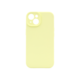 Silikonski ovitek (liquid silicone) za Apple iPhone 14 Plus, Soft, pastelno rumena