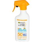 Garnier Ambre Solaire Kids Sensitive Advanced vodoodporna zaščita pred soncem za telo za vse tipe kože SPF50+ 300 ml