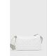 Torbica MICHAEL Michael Kors bela barva - bela. Majhna torbica iz kolekcije MICHAEL Michael Kors. Model na zapenjanje, izdelan iz ekološkega usnja. Model je opremljen z etuijem za slušalke.