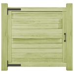 shumee Vrtna vrata impregnirana borovina 100x100 cm