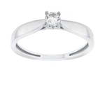 Brilio Silver Srebrni zaročni prstan GR114W (Obseg 60 mm) srebro 925/1000