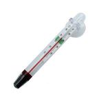 Stekleni termometer s sesalcem