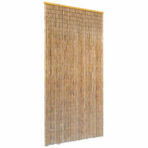 VidaXL Komarnik za vrata iz bambusa 90x220 cm