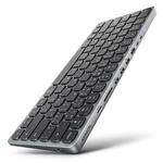 AXAGON HMC-KB-CS, vozlišče USB 5 Gb/s s tipkovnico CZ/SK, HDMI 4K/60Hz, 3x USB-A, SD/mSD, zvok, PD 100 W