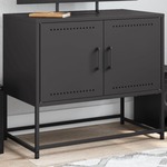 vidaXL TV omarica črna 68,5x39x60,5 cm jeklo