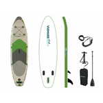 VIAMAREsport Napihljiva SUP deska VIAMAREsport 335x80x15cm, Green, max.160kg, zložljivo, KOMPLET