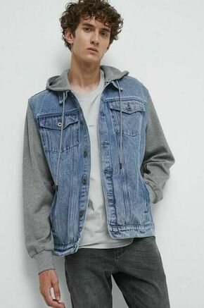 Jeans jakna Medicine moška - modra. Jakna iz kolekcije Medicine. Nepodložen model