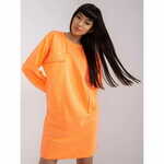 Ex moda Ženska obleka z žepi CARARRA oranžna EM-SK-717.33X_382877 Univerzalni
