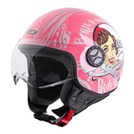 Čelada za skuter W-TEC FS-701PF Pink Life