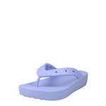 Japonke Crocs Classic Platform Flip ženske, vijolična barva, 207714 - vijolična. Japonke iz kolekcije Crocs. Model je izdelan iz sintetičnega materiala. Idealno za bazen, plažo ali sprehode.