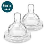 Philips AVENT Dudečik proti kolike rýchlý prietok 6m+ 2 ks