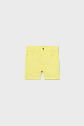 Otroške bombažne kratke hlače Mayoral rumena barva - rumena. Otroški kratke hlače iz kolekcije Mayoral. Model izdelan iz udobnega materiala.