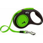 Flexi New Neon S trak 5m do 15kg zelena