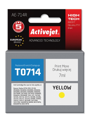 ActiveJet T0714 rumena (yellow)