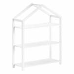 Bel otroški regal iz masivnega bora 111x141x40 cm Dallas – Vipack