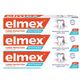 Elmex Caries Protection Whitening zobna pasta, 3x 75 ml