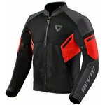 Rev'it! Jacket GT-R Air 3 Black/Neon Red M Tekstilna jakna