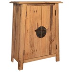 vidaXL Kopalniška omarica iz trdne reciklirane borovine 59x32x80 cm