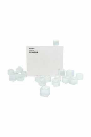Kooduu ledene kocke za večkratno uporabo (30-pack) - bela. Ledene kocke za večkratno uporabo iz kolekcije Kooduu. Model izdelan iz plastike.