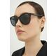 Sončna očala Armani Exchange ženska, črna barva, 0AX4144SU - črna. Sončna očala iz kolekcije Armani Exchange. Model z enobarvnimi stekli in okvirji iz plastike. Ima filter UV 400.