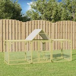 vidaXL Kokošnjak 300x100x150 cm impregnirana trdna borovina