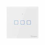 Sonoff T1EU3C-TX pametno stensko stikalo, Wi-Fi + RF433, trojno