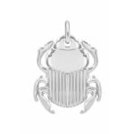 Lilou Skarabeusz - srebrna. Obesek iz kolekcije Lilou. Model izdelan iz nerjavečega jekla, prevlečenega s srebrom 925.