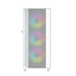 Gembird Fornax 4000 ARGB/Midi Tower/Transpar./White