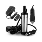 Wiltec Potopna črpalka – pumpa 12V za tekočine in dizel + 220V adapter