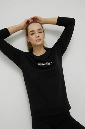 Calvin Klein Underwear Majica - črna. Pulover iz zbirke Calvin Klein Underwear. Model narejen iz elastična tkanina.
