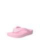Japonke Crocs Classic Platform Flip ženske, roza barva, 207714 - roza. Japonke iz kolekcije Crocs. Model je izdelan iz sintetičnega materiala. Model z mehkim, oblikovanim vložkom zagotavlja udobje.