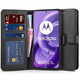 Tech-protect Wallet knjižni usnjeni ovitek za Motorola Edge 30 Neo, črna
