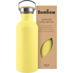 "Bambaw Plastenka iz nerjavečega jekla, 1000 ml - Yellow Beam"