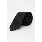 Svilena kravata Calvin Klein črna barva - črna. Kravata iz kolekcije Calvin Klein. Model izdelan iz enobarvne, svilene tkanine.