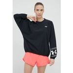 Under Armour Pulover Woven Graphic Crew-BLK XS