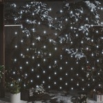 vidaXL Novoletna svetlobna mreža hladno bela 4x4 m 544 LED lučk