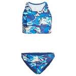 ADIDAS PERFORMANCE Športne bikini mornarska / azur / temno modra / bela